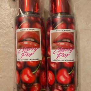 Two bottles of Victoria’s Secret body missed cherry pop 8.4 fluid ounces